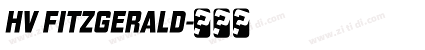 HV FITZGERALD字体转换